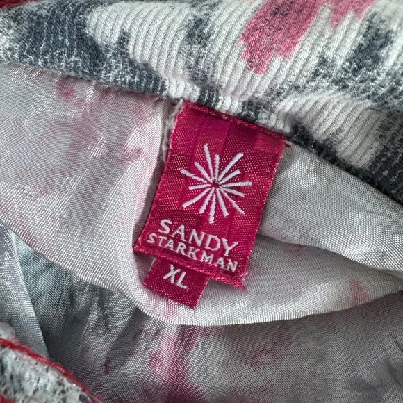 Sandy Starkman Vintage Cotton Sequin Detailed Button Front Jacket Sz XL - Picture 4 of 6